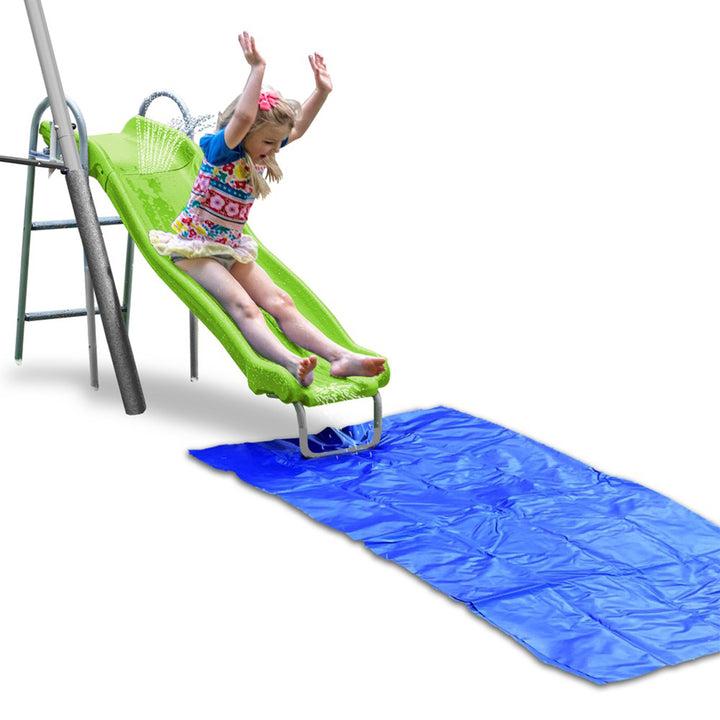 XDP Recreation Swingin' Free Playground Set with Water Slide, Super Disc Swing