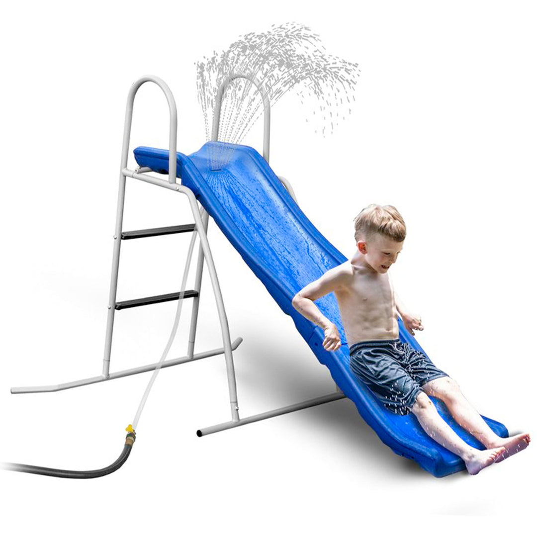 XDP Recreation 6 Foot Water Wave Slide Plus, Built In Adjustable Water Sprinkler - VMInnovations