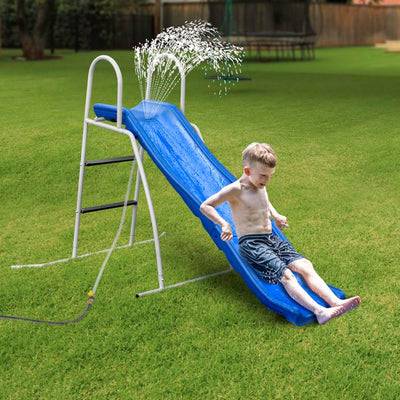 XDP Recreation 6ft Water Slide Plus, Built In Adjustable Sprinkler (Open Box) - VMInnovations