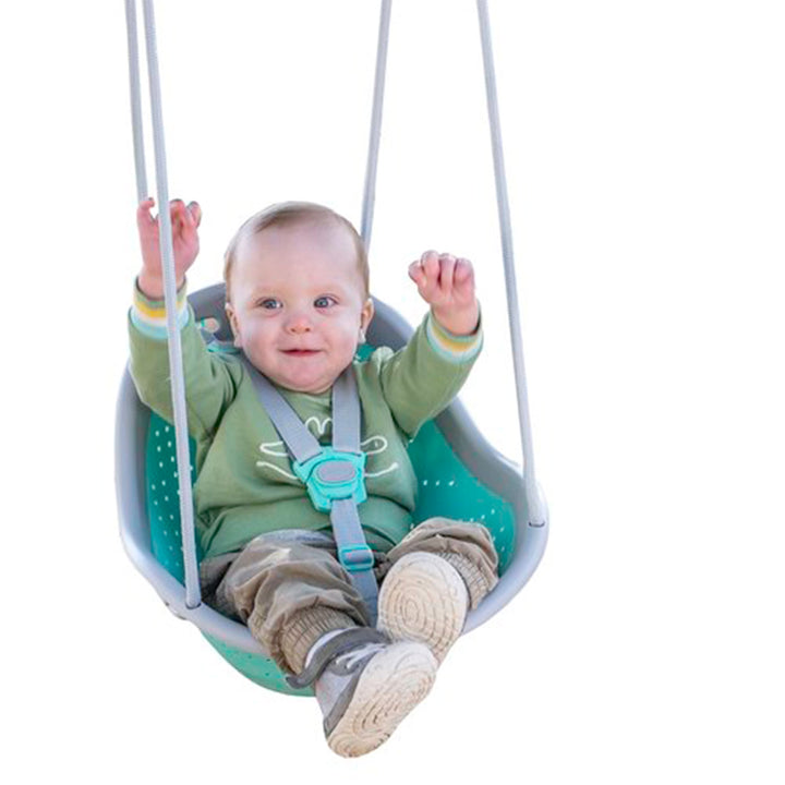XDP Recreation Sweeng Child Swing w/Frame, Portable Backyard Play Set (Open Box)