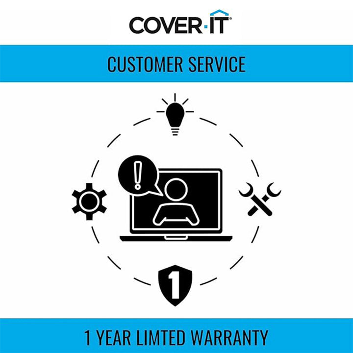 COVER-IT Metal Lockable Storage Shed for Outdoor Storage, 8'x6' (Open Box)