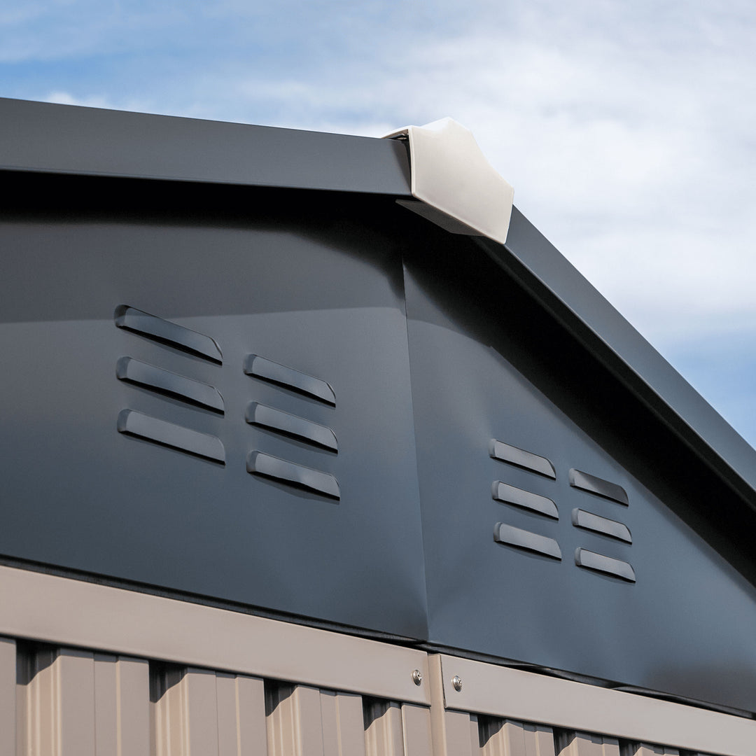 COVER-IT Metal Lockable Storage Shed for Outdoor Storage, 8'x6' (Open Box)