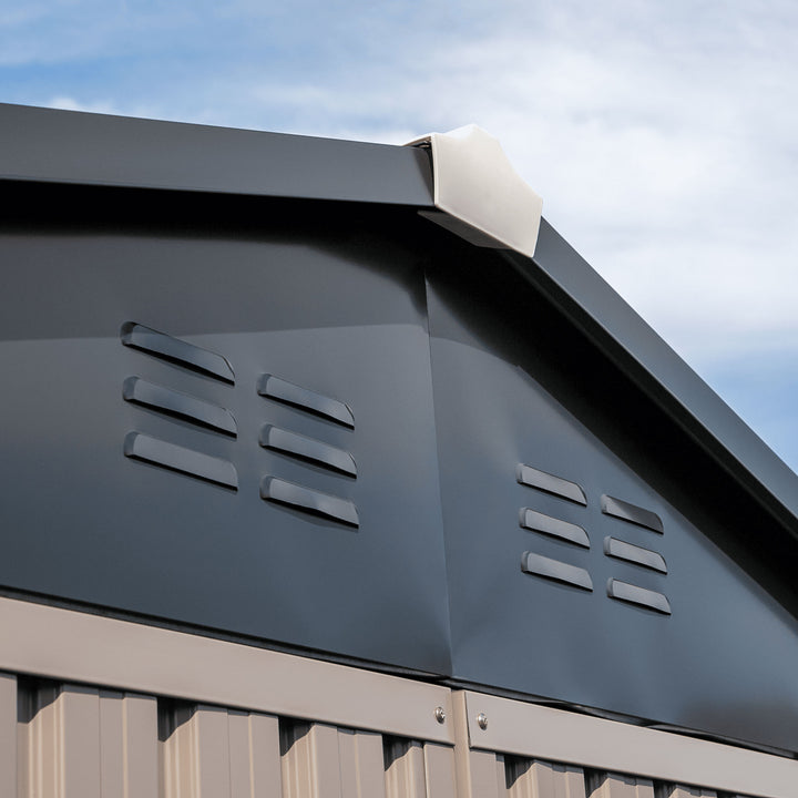 COVER-IT Metal Lockable Storage Shed for Outdoor Storage, 8'x6' (Open Box)