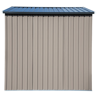 COVER-IT Metal Lockable Storage Shed for Outdoor or Backyard Storage, 8' x 6' - VMInnovations