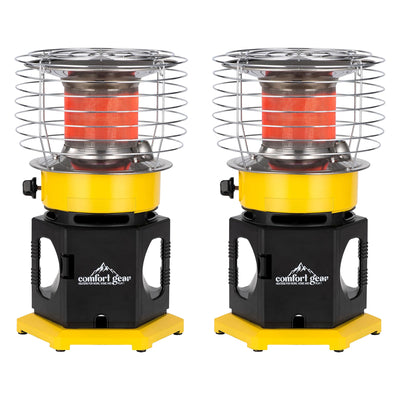 Comfort Gear 2 Pack 360 Degree Versatile Propane Space Heater Portable Radiator - VMInnovations