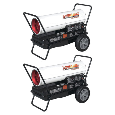 Dura Heat 2 Pack Kerosene Forced-Air Portable Heater w/Thermostat for 3200 Sq Ft - VMInnovations