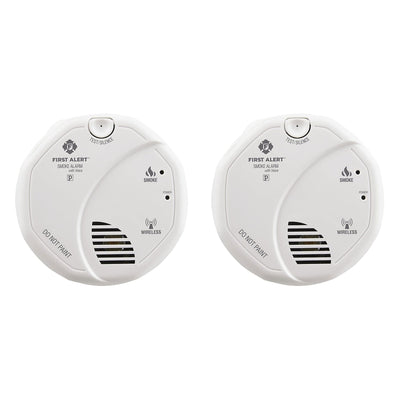 First Alert 2-Pack Smoke and Carbon Monoxide Detector with 120 Volt Battery