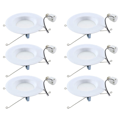 GE 6 Pack Lighting Refresh HD LED Light Bulbs, 750 Lumens for Indoor Use, White