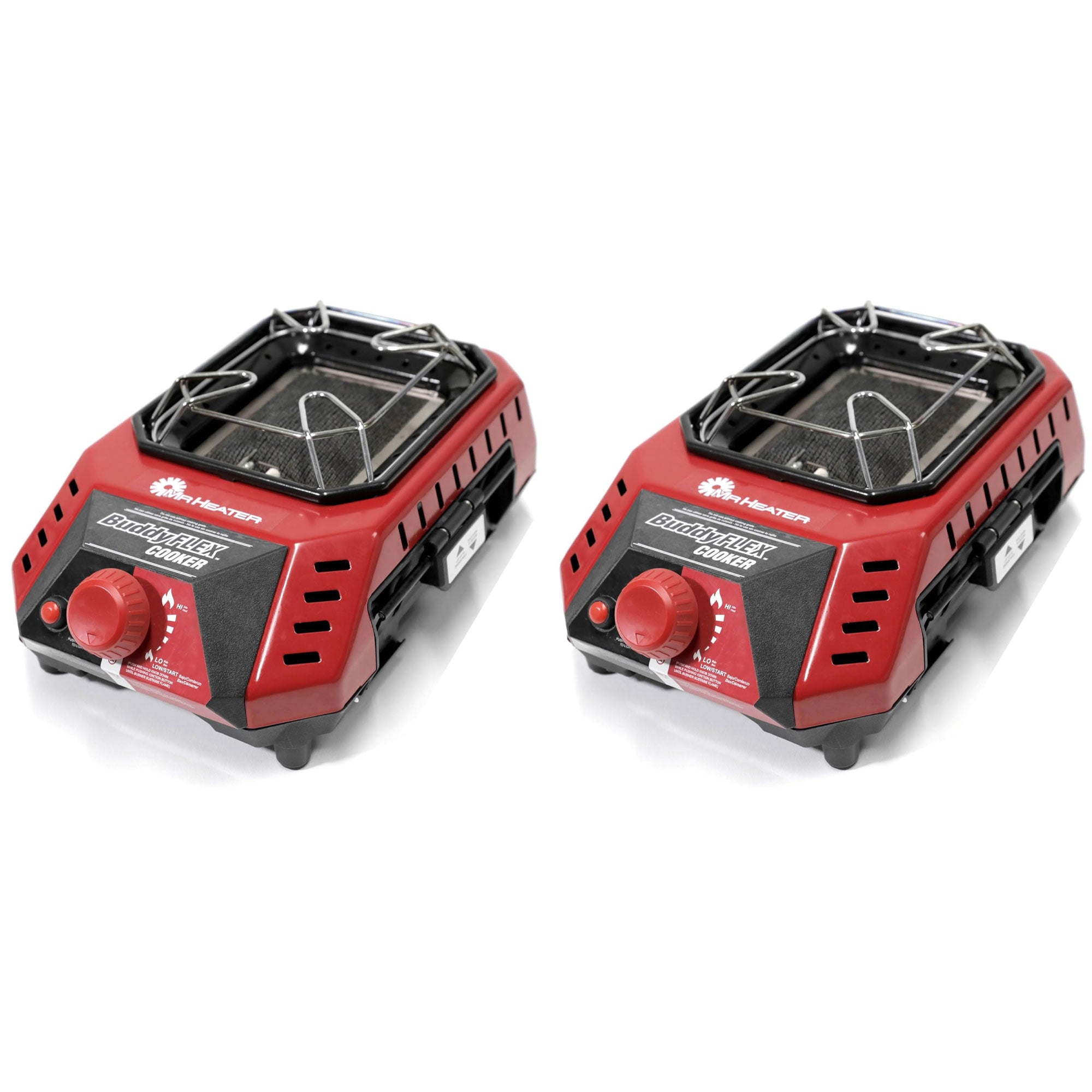 Mr. Heater 2 Pack Buddy FLEX 5K-11K BTU Outdoor Portable Propane Gas Cooker