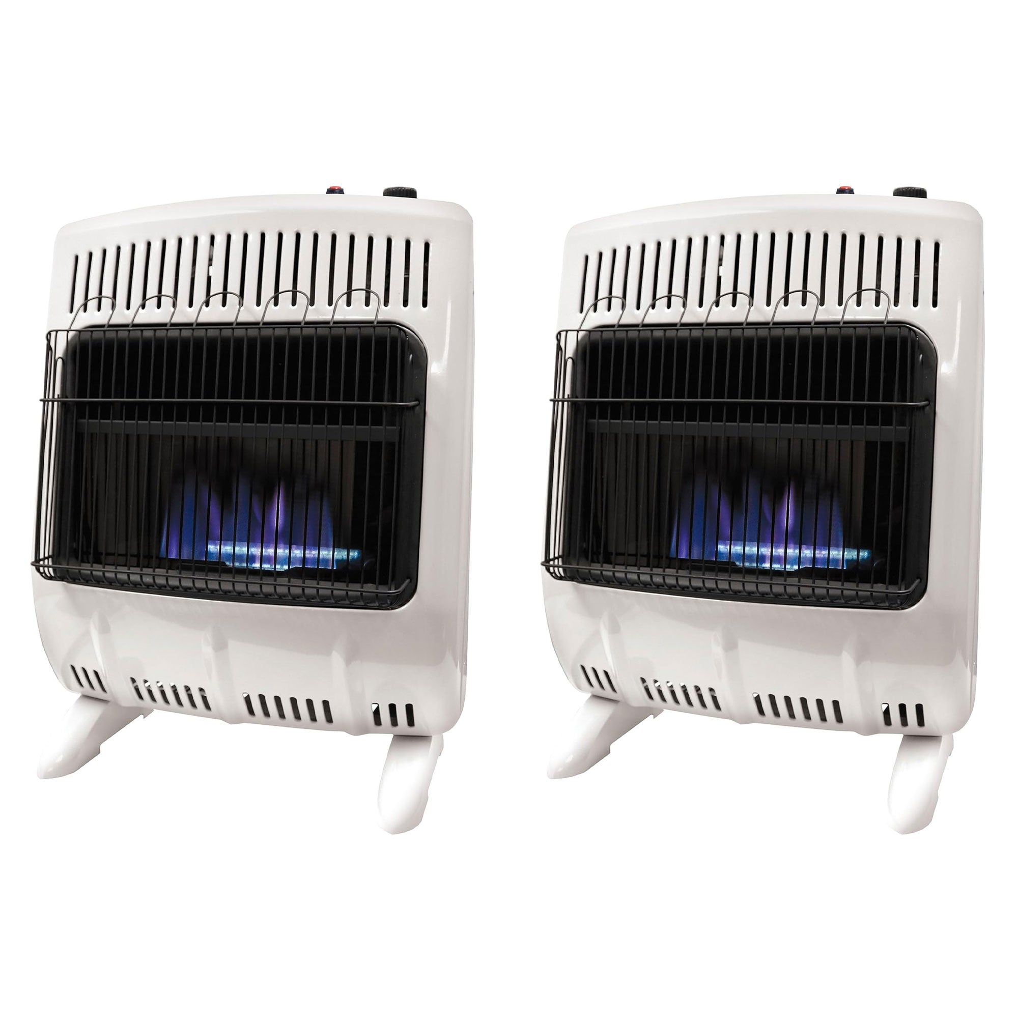 Mr. Heater 2 Pack 20,000 BTU Blue Flame Vent-Free Wall Heater, Covers 700 Sq. Ft - VMInnovations