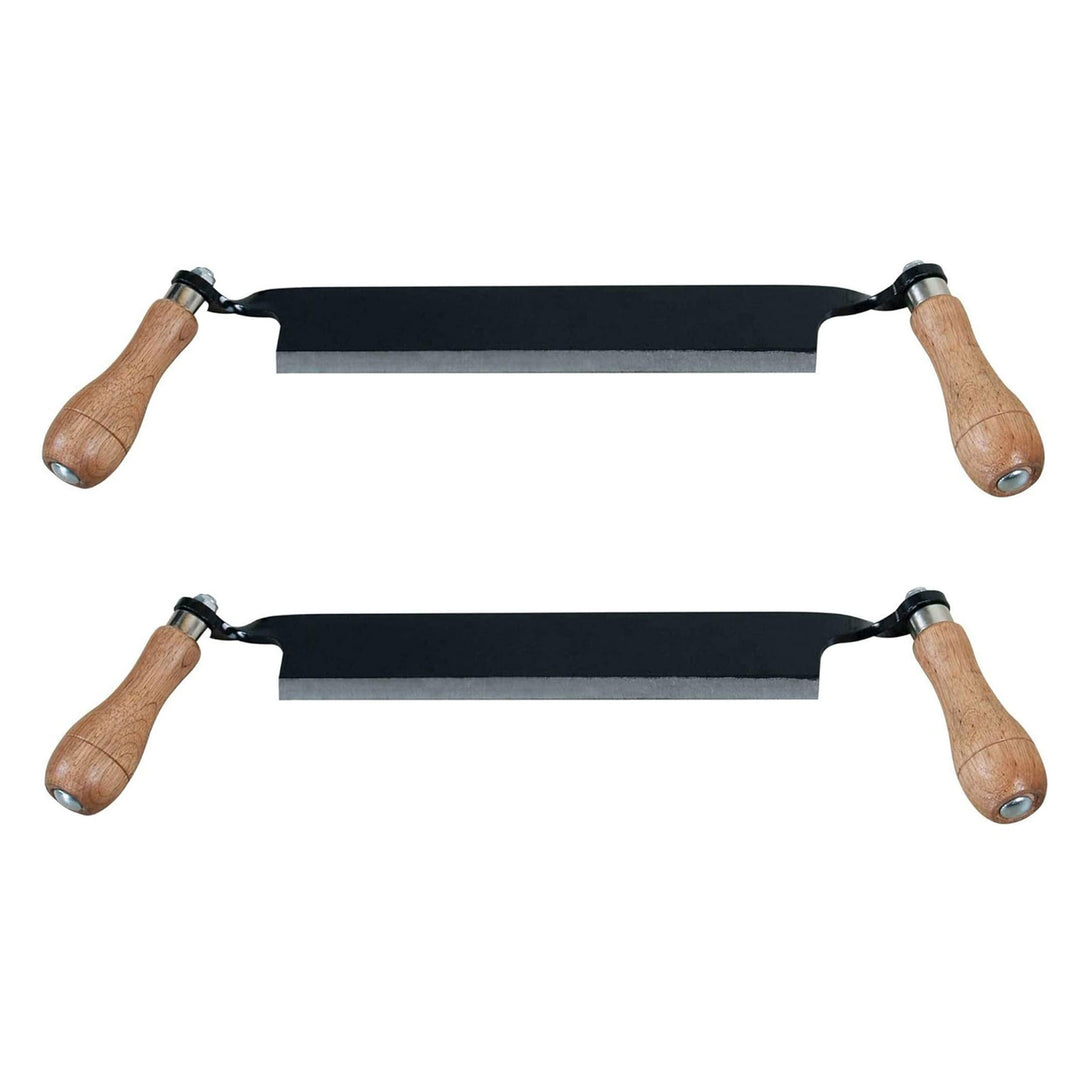Timber Tuff 2 Pack 8 Inch Straight Draw Shave Tool, Debarking & Woodworking Tool