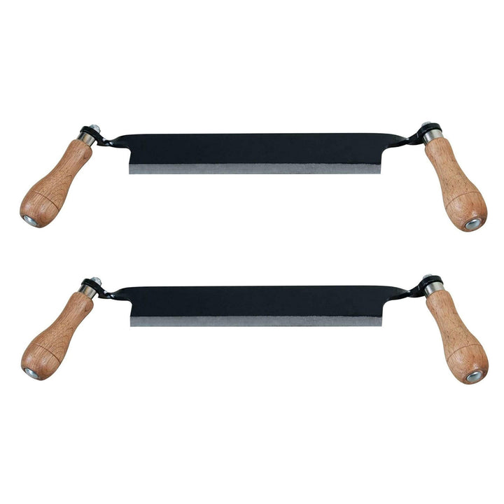 Timber Tuff 2 Pack 8 Inch Straight Draw Shave Tool, Debarking & Woodworking Tool