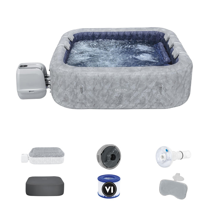 Bestway SaluSpa 5-7 Person San Francisco EnergySense HydroJet Pro Inflatable Spa