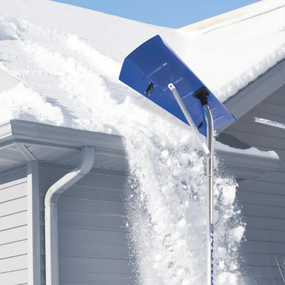 Snow Joe Roof Rake Snow Removal Tool with 26' Reach and 20' Debris Slide (Used) - VMInnovations