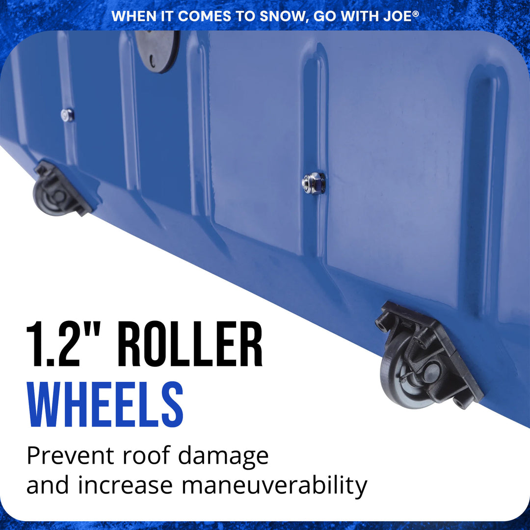 Snow Joe Roof Rake Snow Removal Tool with 26' Reach and 20' Debris Slide, RJ207M