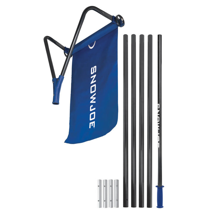 Snow Joe Roof Rake Snow Removal Tool with 28-Foot Reach and 20-Foot Debris Slide