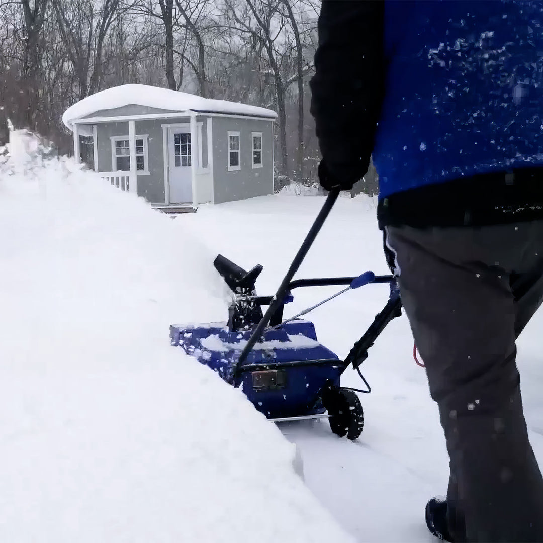 Snow Joe Electric Snow Blower, 22", Dual LED Lights,Cover Included (For Parts)