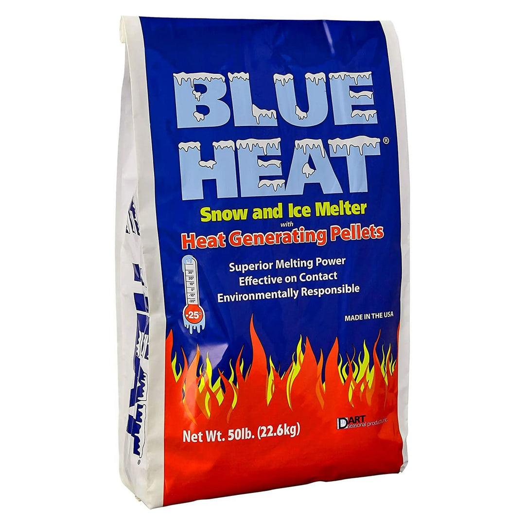 Snow Joe Blue Heat Snow & Ice Melter, Heat Pellets, Non-Staining, 20 Lb Bag