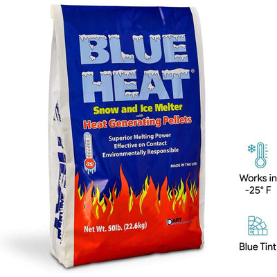 Snow Joe 5 Pack Blue Heat Snow & Ice Melter, Heat Pellets, Non-Staining, 20 lbs - VMInnovations
