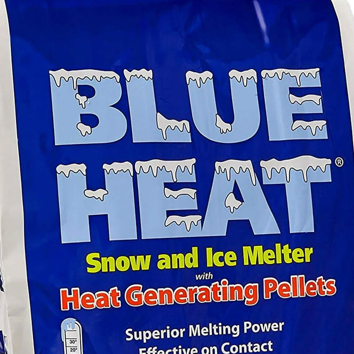 Snow Joe Blue Heat Snow & Ice Melter, Heat Pellets, Non-Staining, 20 Lb Bag