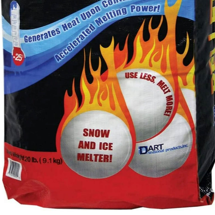 Snow Joe Pellets of Fire Ice Melter, Driveways, Sidewalks, Concrete, 20 lb, CP20