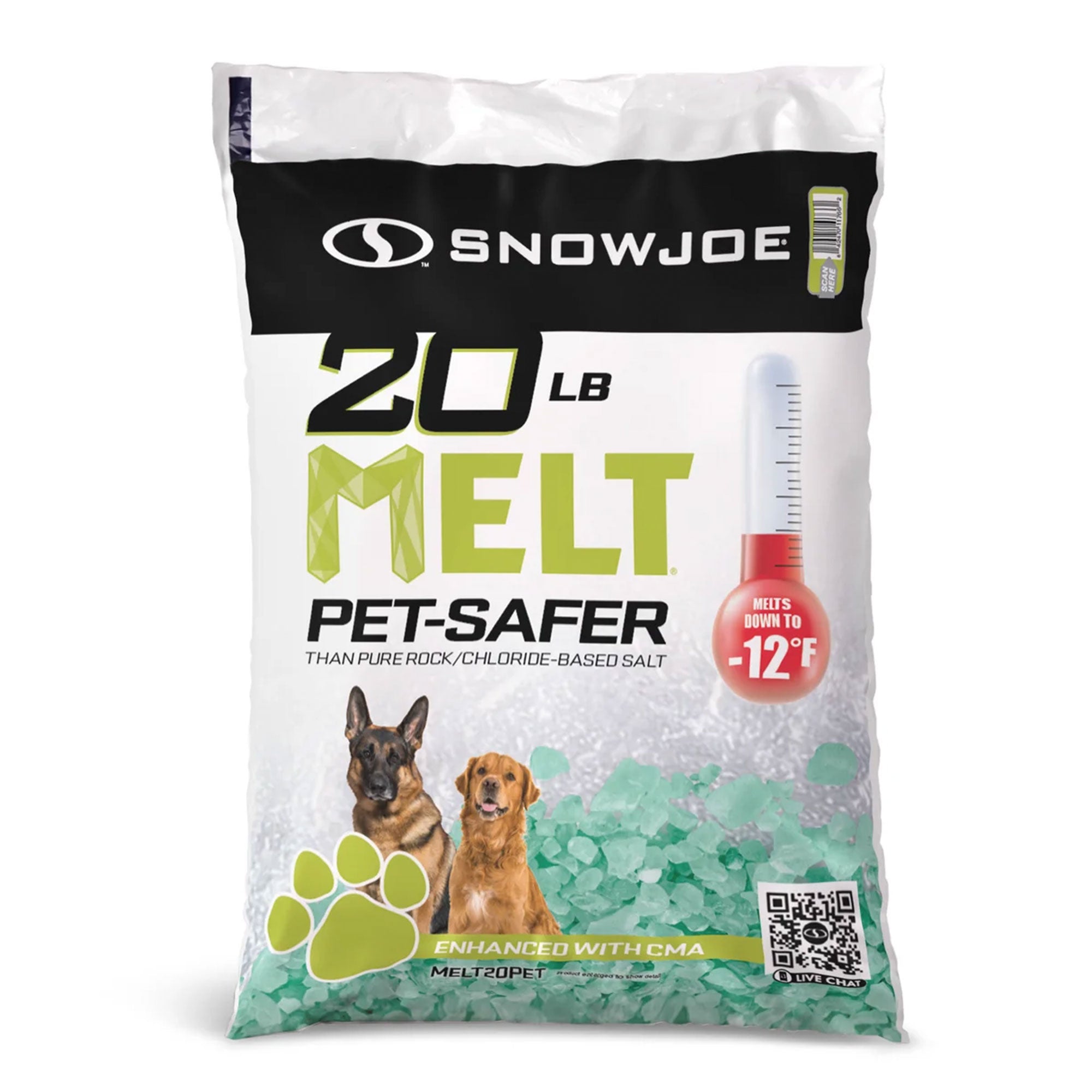 Snow Joe 4 Pack Pet Safer Premium Ice Melt Blend, Safer for Concrete Essentials - VMInnovations