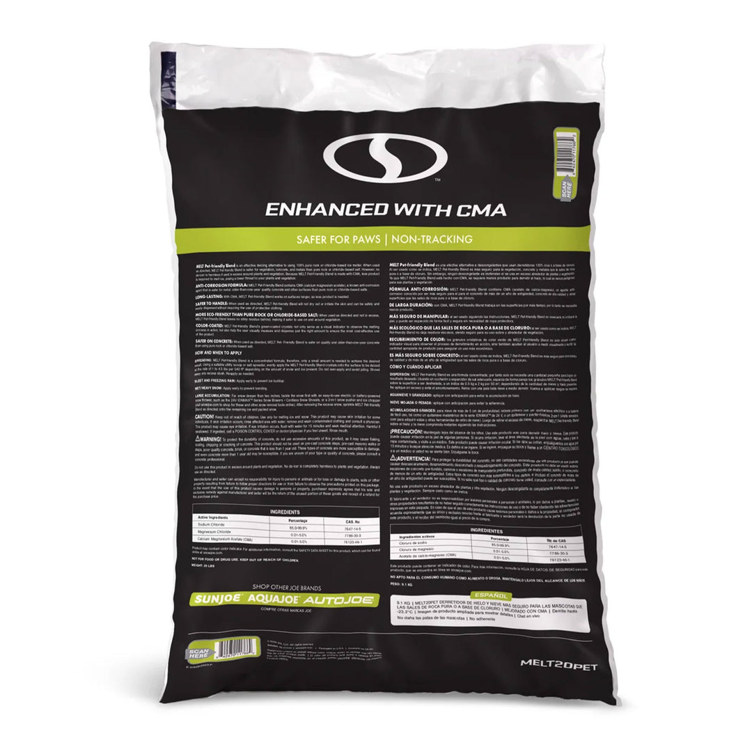 Snow Joe 5 Pack Pet Safer Premium Ice Melt Blend, Safer for Concrete Essentials - VMInnovations