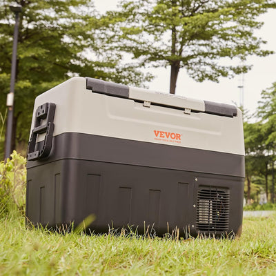 VEVOR 58Qt Dual Zone Car Refrigerator Fridge, Portable Freezer for RV, Travel - VMInnovations