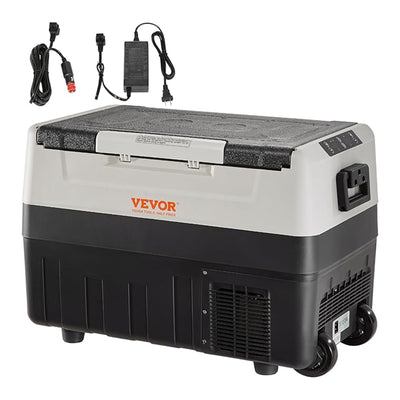VEVOR 58Qt Dual Zone Car Refrigerator Fridge, Portable Freezer for RV, Travel - VMInnovations