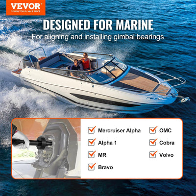 Vevor Gimbal Bearing Alignment Tool Kit, Universal Puller Set for Marine Engines - VMInnovations