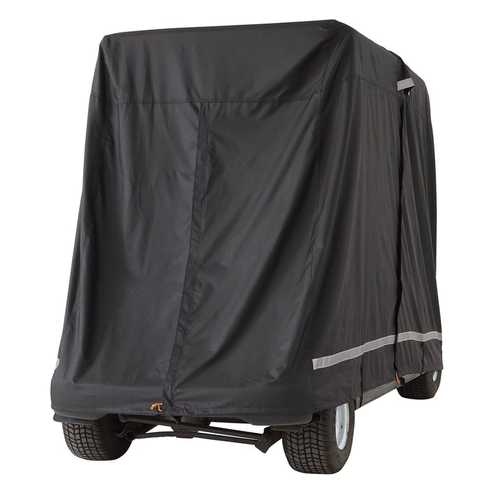 VEVOR Waterproof 4-Passenger Golf Cart Cover, Rain Enclosure w/ Carry Bag, Black