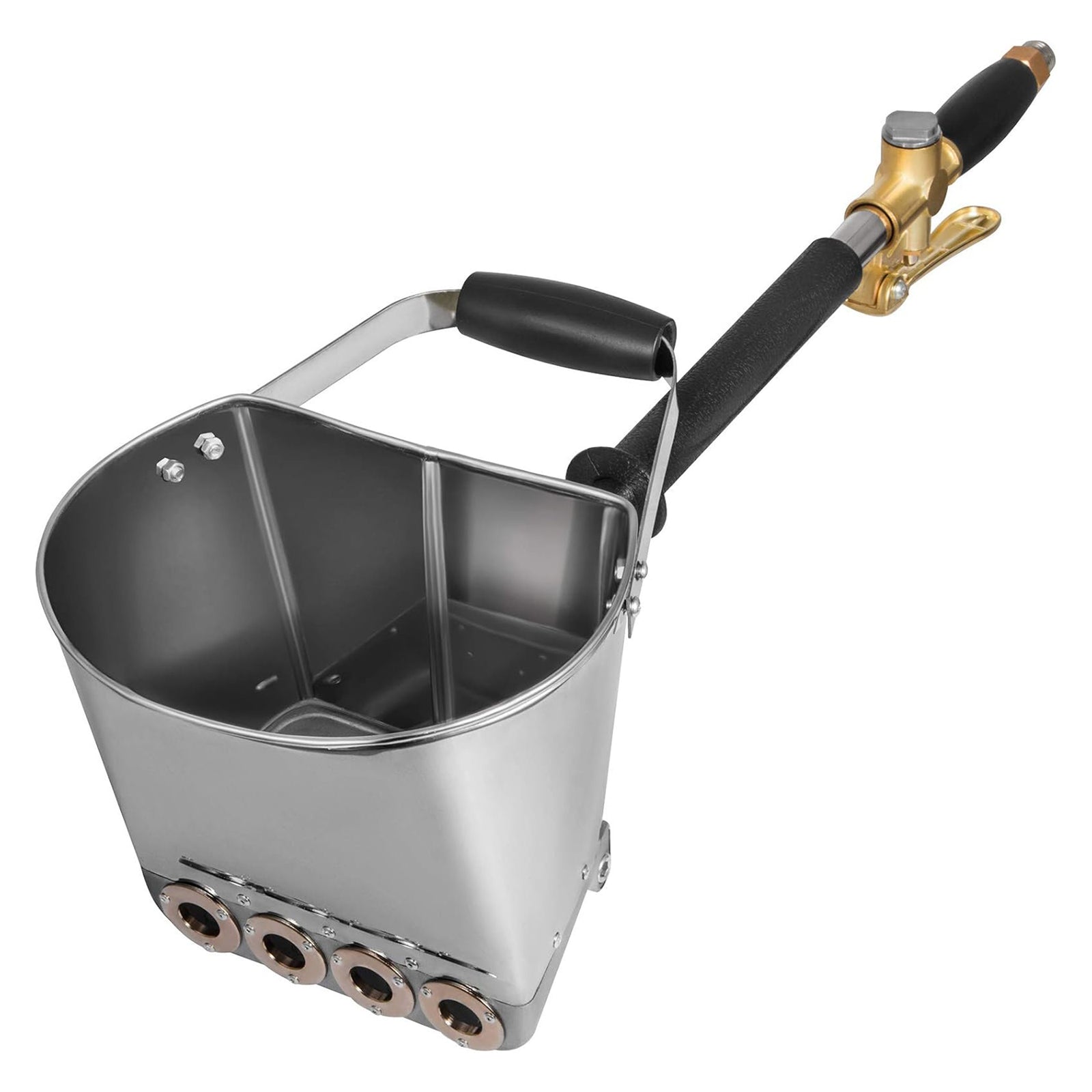 VEVOR 4-Jet 3HP Stucco Sprayer, Plaster Spray Gun for Walls & Ceilings, Silver - VMInnovations