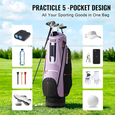 VEVOR 14-Way Golf Cart Bag, Premium Durable Nylon Bag w/Handles (Open Box) - VMInnovations