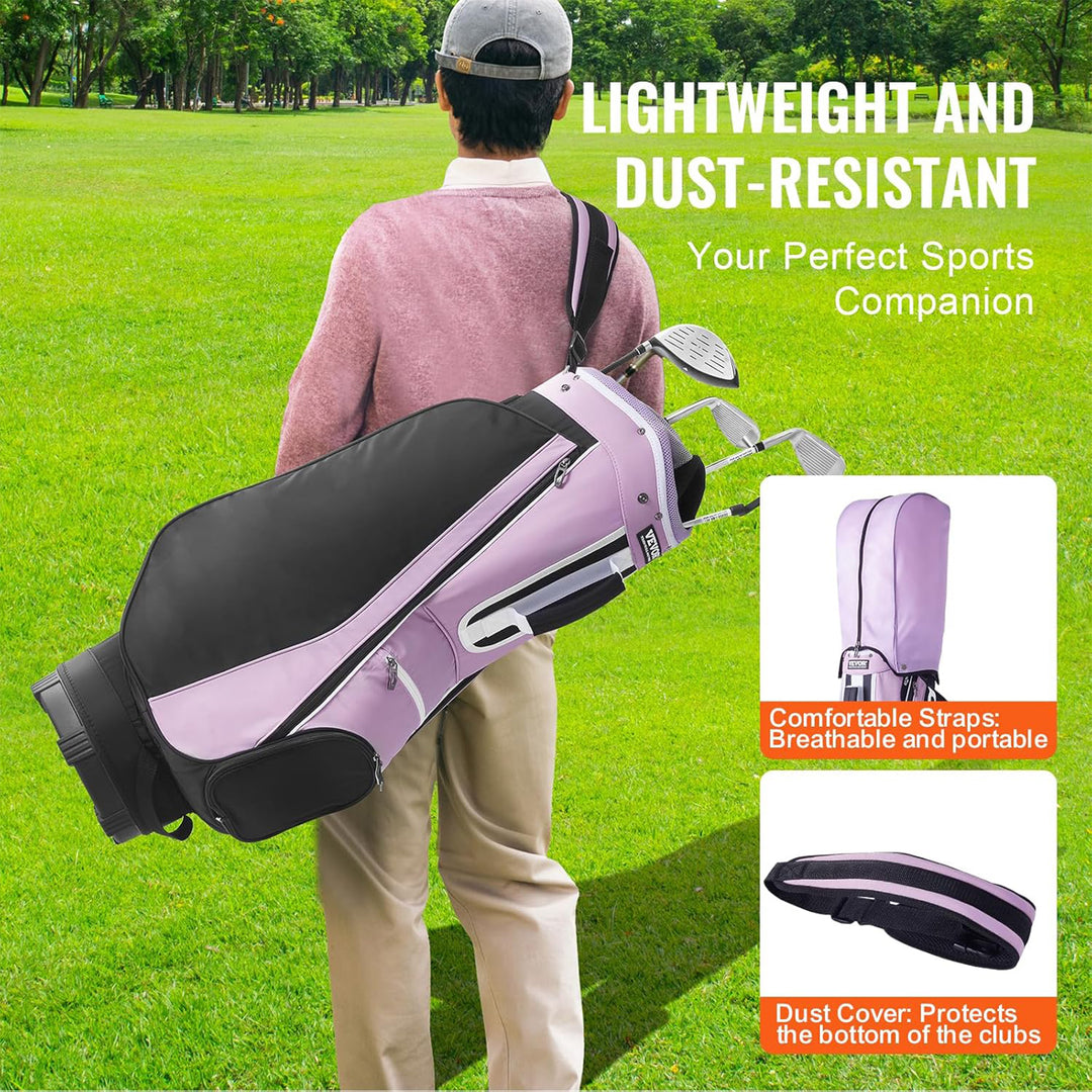 VEVOR 14-Way Golf Cart Bag, Premium Durable Nylon Bag w/Handles (Open Box)