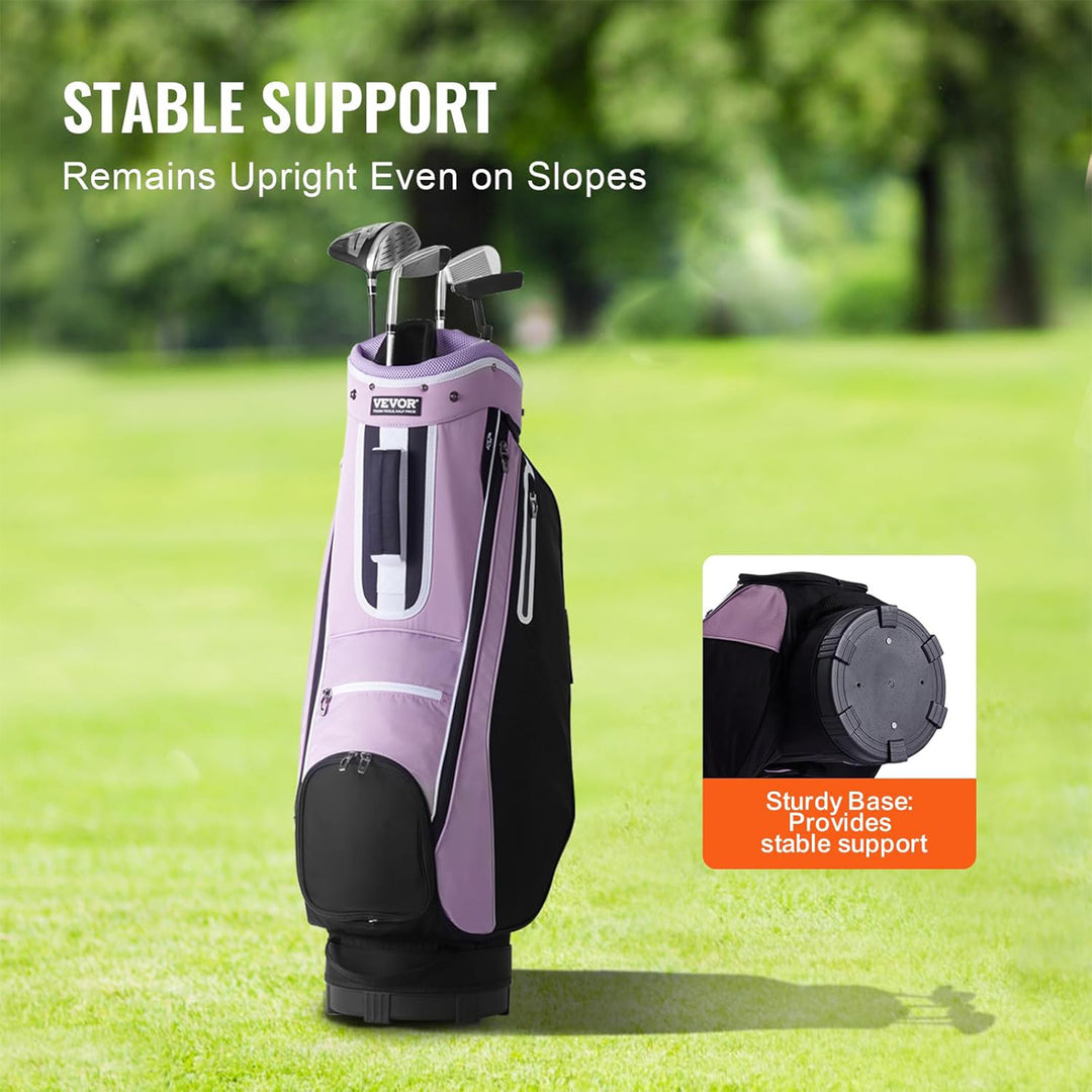 VEVOR 14-Way Golf Cart Bag, Premium Durable Nylon Bag w/Handles (Open Box)