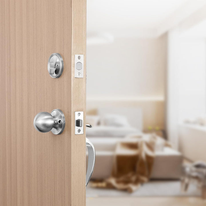 VEVOR Front Door Handle & Deadbolt for Right & Left Handed Entrance (Open Box)