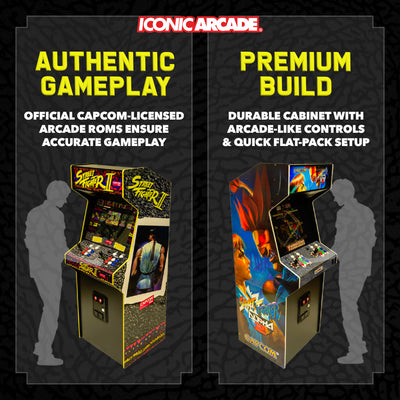 Iconic Arcade Street Fighter II: The World Warrior XT Arcade Machine (Open Box)
