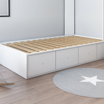 Hercules Heavy-Duty Solid Pine Wood Bed Slats Bunkie Board, Full Size (Open Box)