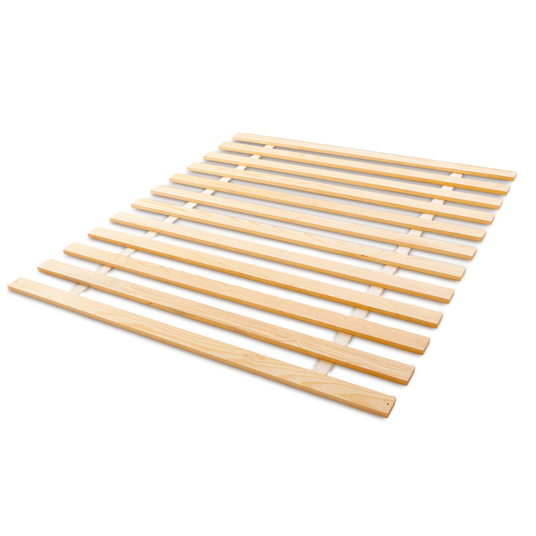 Hercules Heavy-Duty Solid Pine Wood Bed Slats Bunkie Board, Full Size (Open Box)
