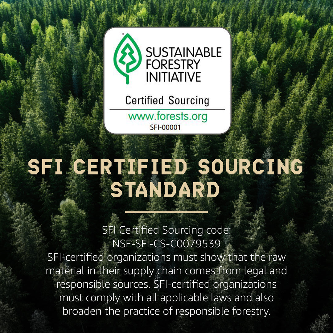 Hercules Heavy-Duty Solid Pine Wood Bed Slats Bunkie Board, King Size (Open Box)