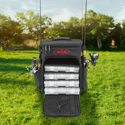 SKB Tak-Pak Backpack w/Wheels, Removable Straps, & Retractable Handle (Open Box) - VMInnovations