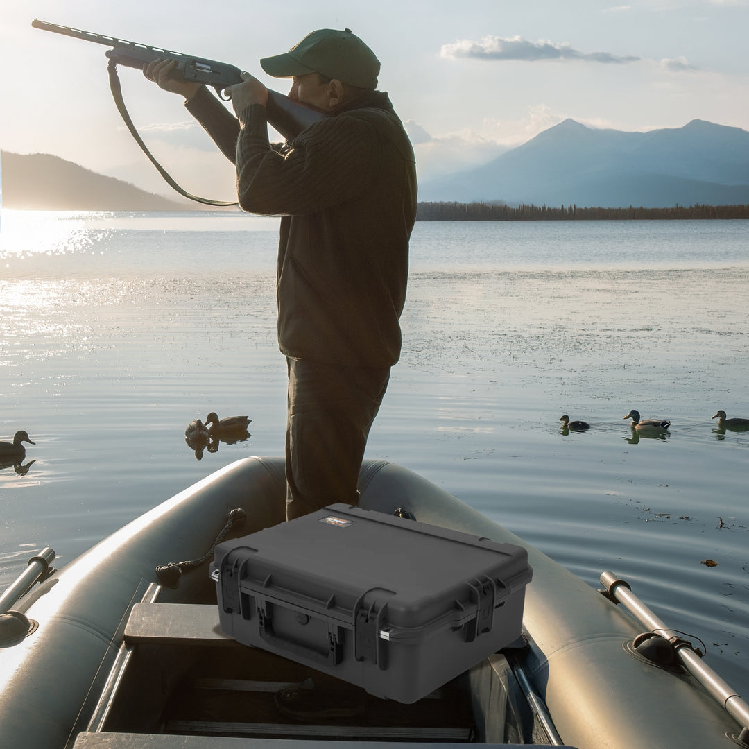 SKB Hard Protective Storage Case Foam & Wheels, iSeries, Dark Gray (Open Box)