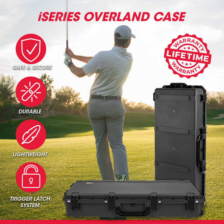 SKB Hard Protective Storage Case Foam & Wheels for Equipment, iSeries (Open Box)
