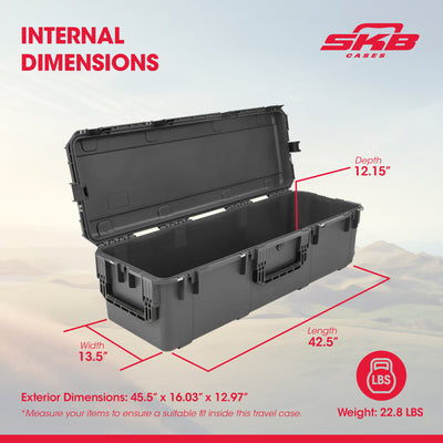 SKB Hard Protective Storage Case Foam & Wheels for Equipment, iSeries (Open Box) - VMInnovations