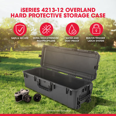 SKB Hard Protective Storage Case Foam & Wheels for Equipment, iSeries (Open Box) - VMInnovations