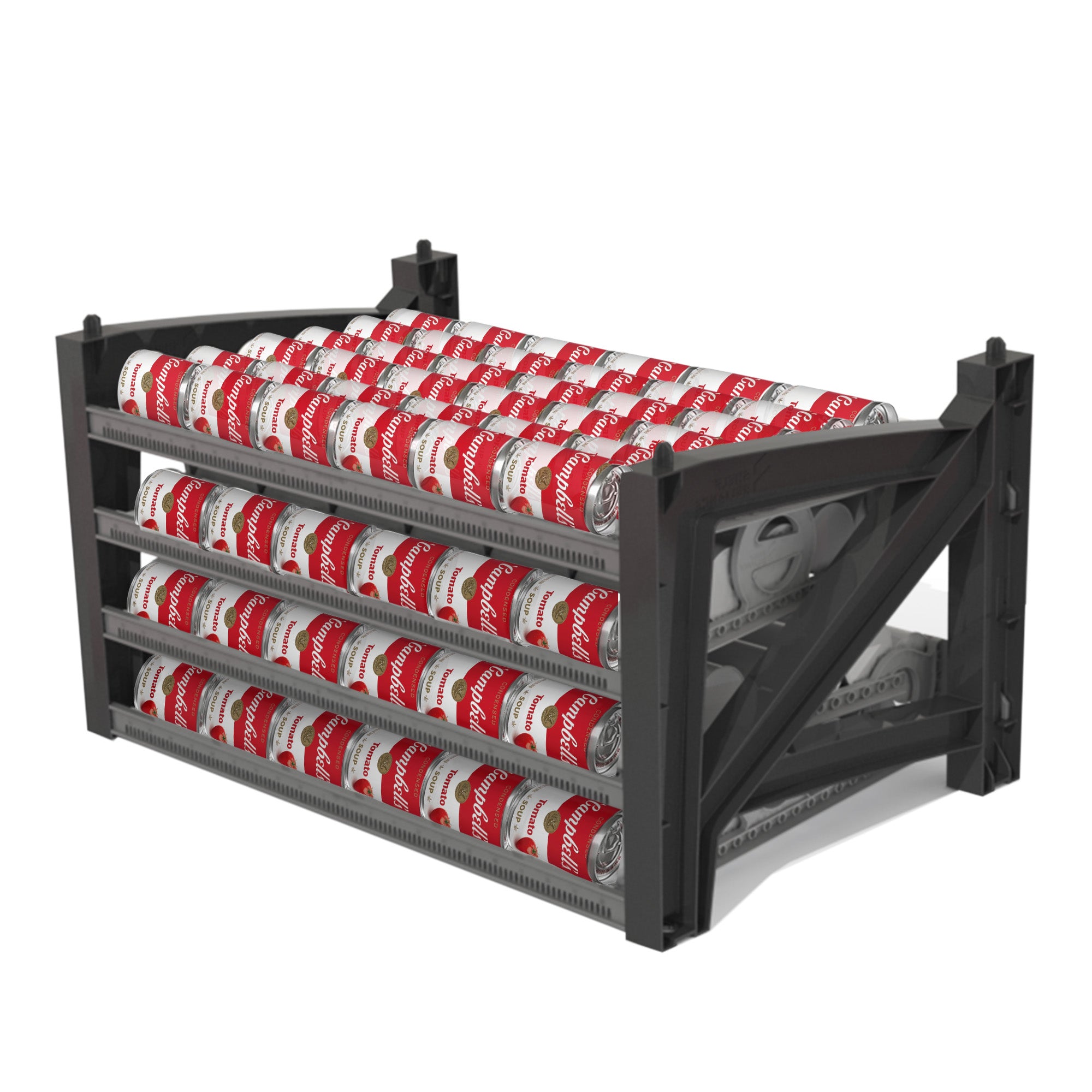 Shelf Reliance Cansolidator Max 156 Soup & Small Canned Food Storage, USA Made - VMInnovations
