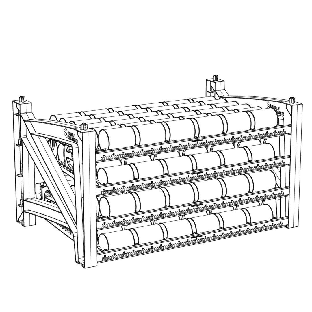 Shelf Reliance Cansolidator Max 156 Soup & Small Canned Food Storage, USA Made