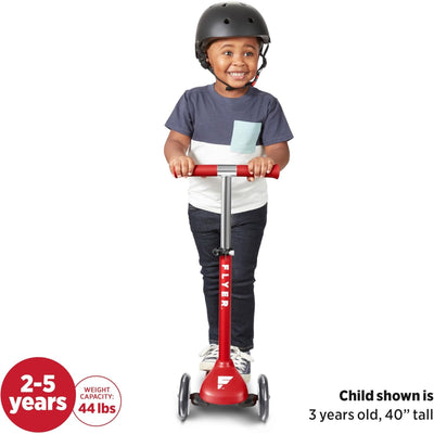 Radio Flyer Kids Toddler Flyer Glider Jr. Ride On Toy, Red (Open Box) - VMInnovations