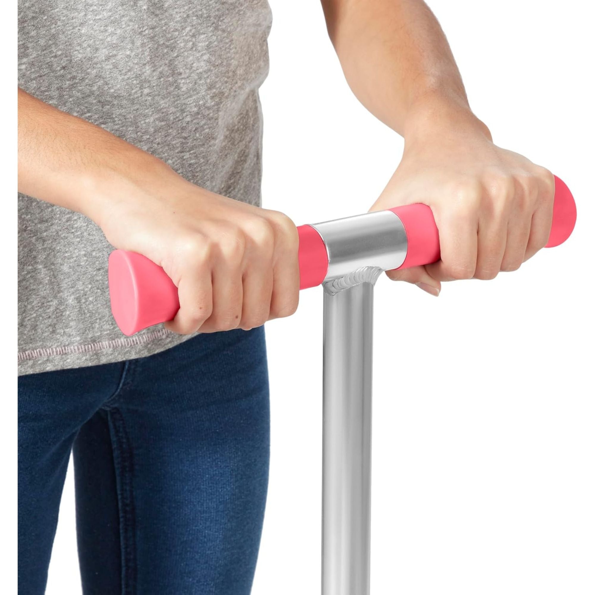 Radio Flyer Kids Scooter, Flyer Glider Pro Ride On Toy w/ Light Up Wheels, Pink - VMInnovations