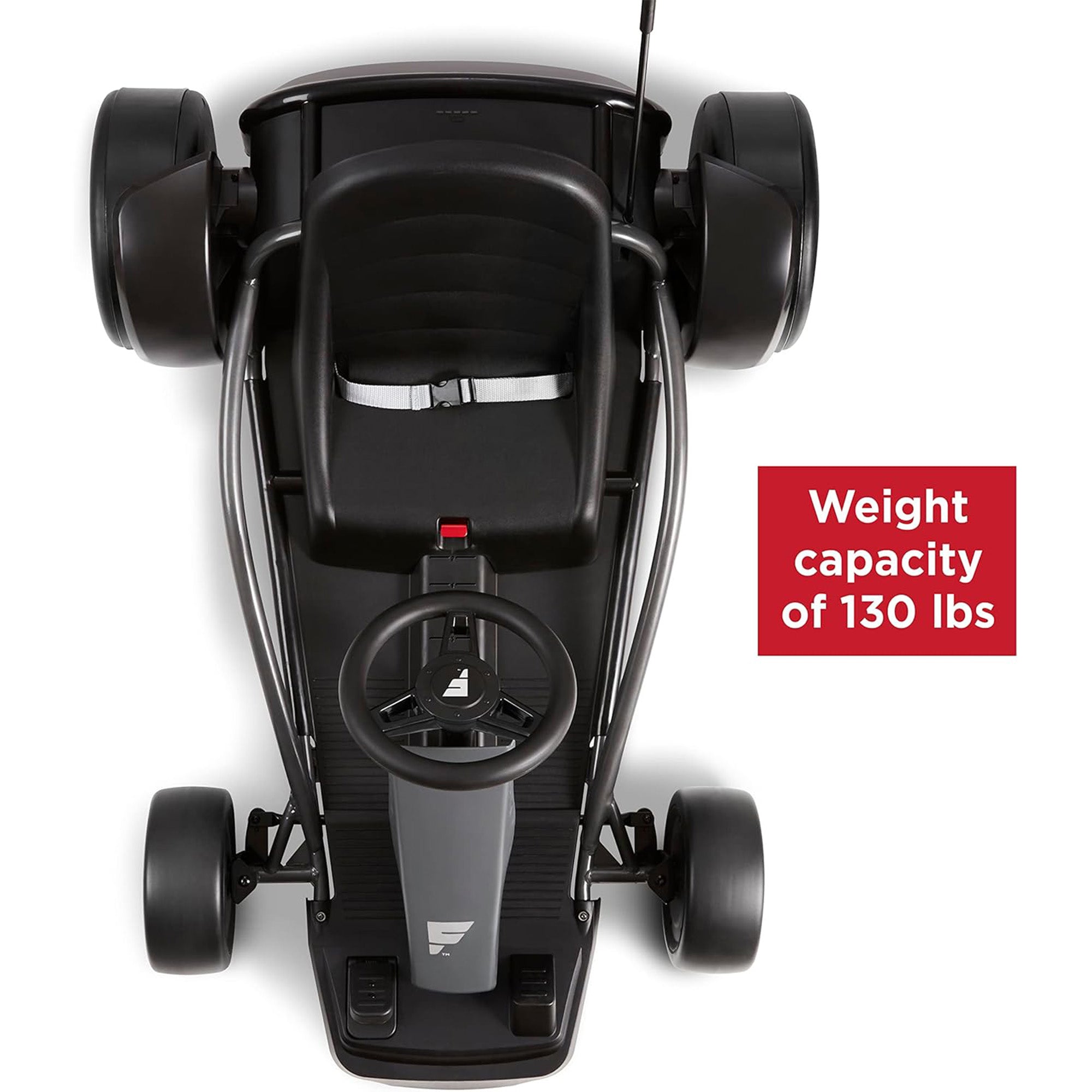 Radio Flyer 36V Battery-Powered Kids Electric Go-Kart, Grey (Open Box) - VMInnovations